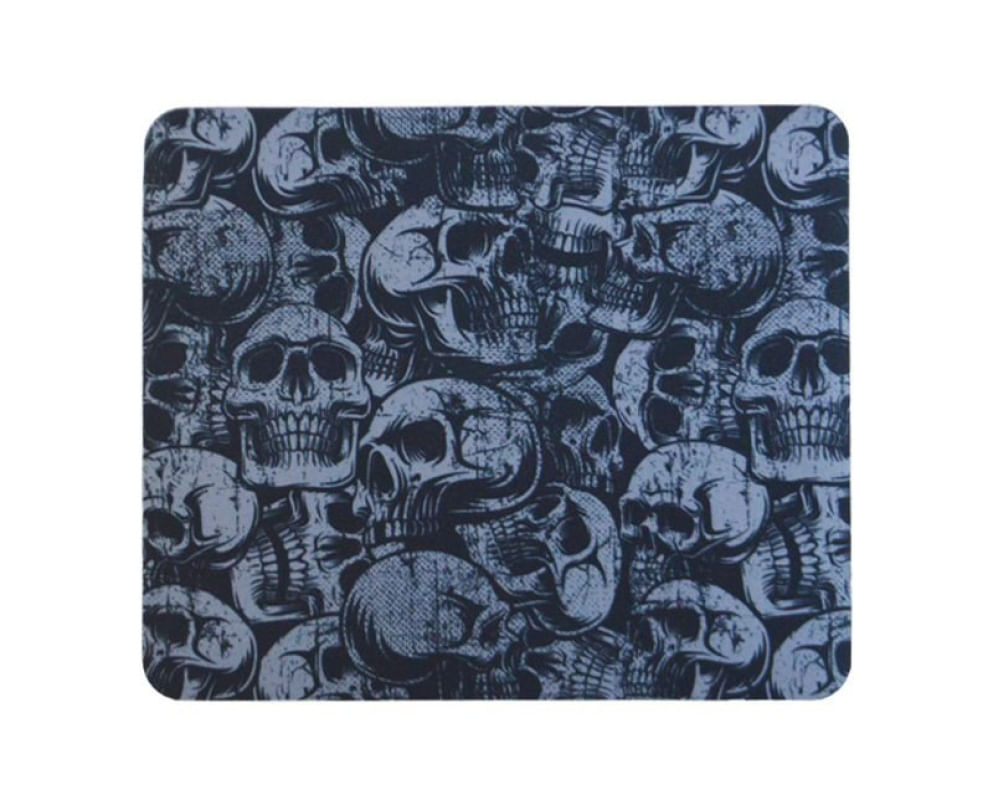 Mouse Pad Retangular Classic Caveira Vintage Skull Reliza 5911