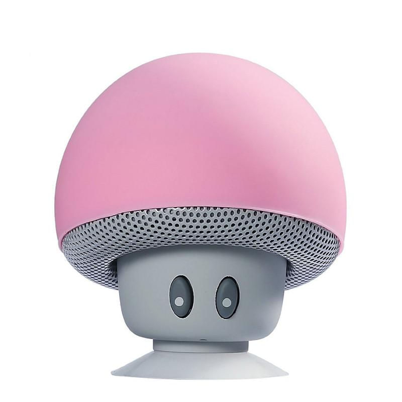 Caixa de Som Mini Bluetooth VAORLO Portátil Sem Fio à Prova D'Água rosa