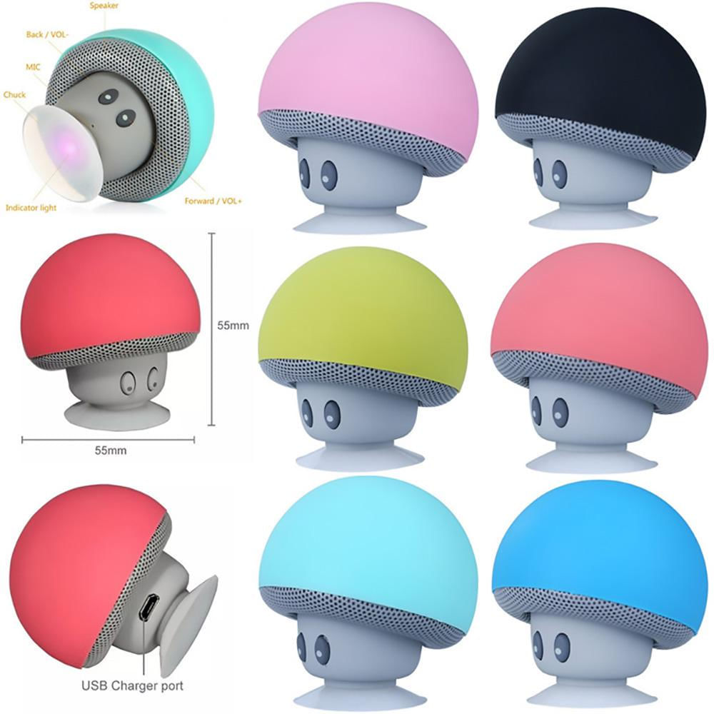 Caixa de Som Mini Bluetooth VAORLO Portátil Sem Fio à Prova D'Água rosa