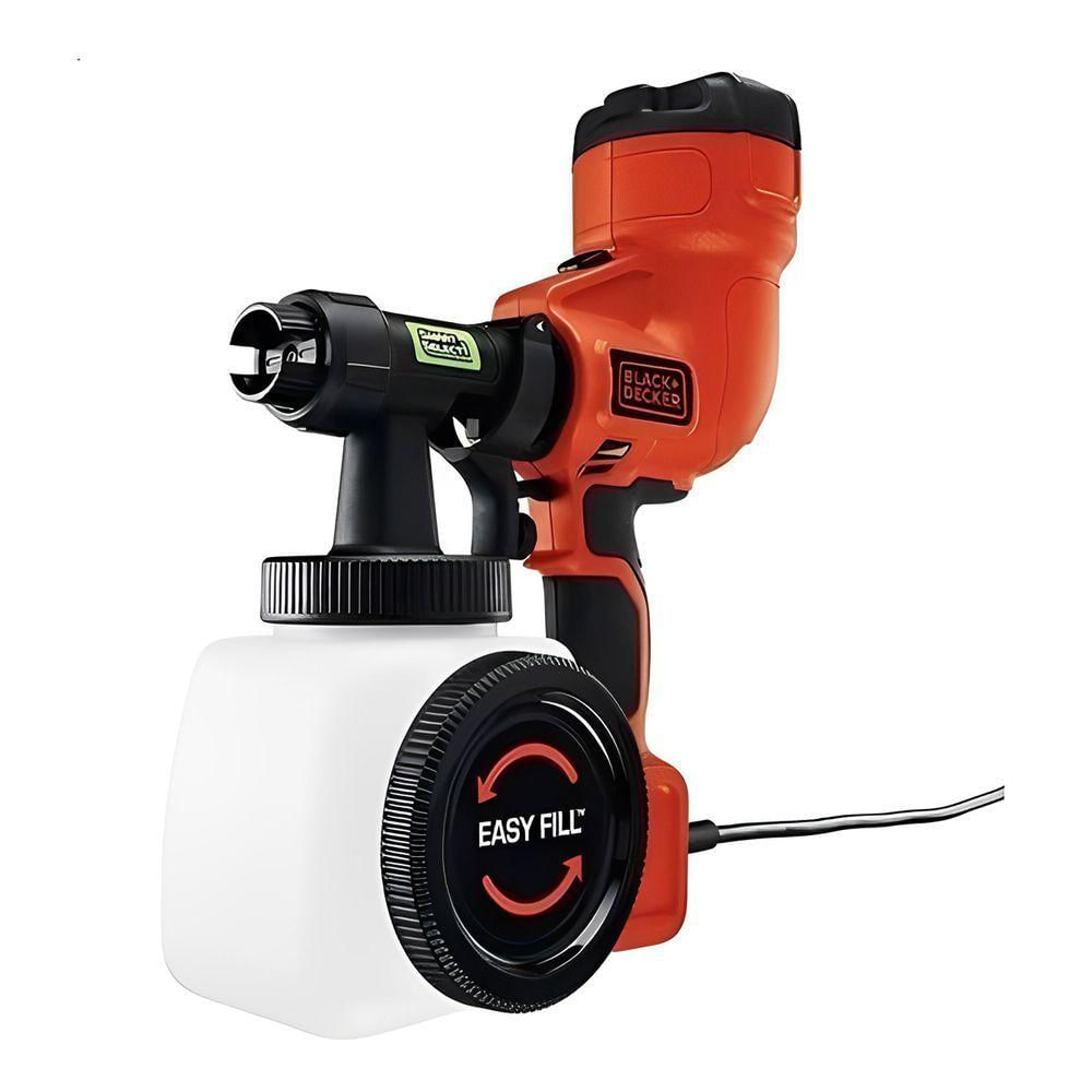 Pistola De Pintura E Pulverizador Black Decker Bdph200B 127V