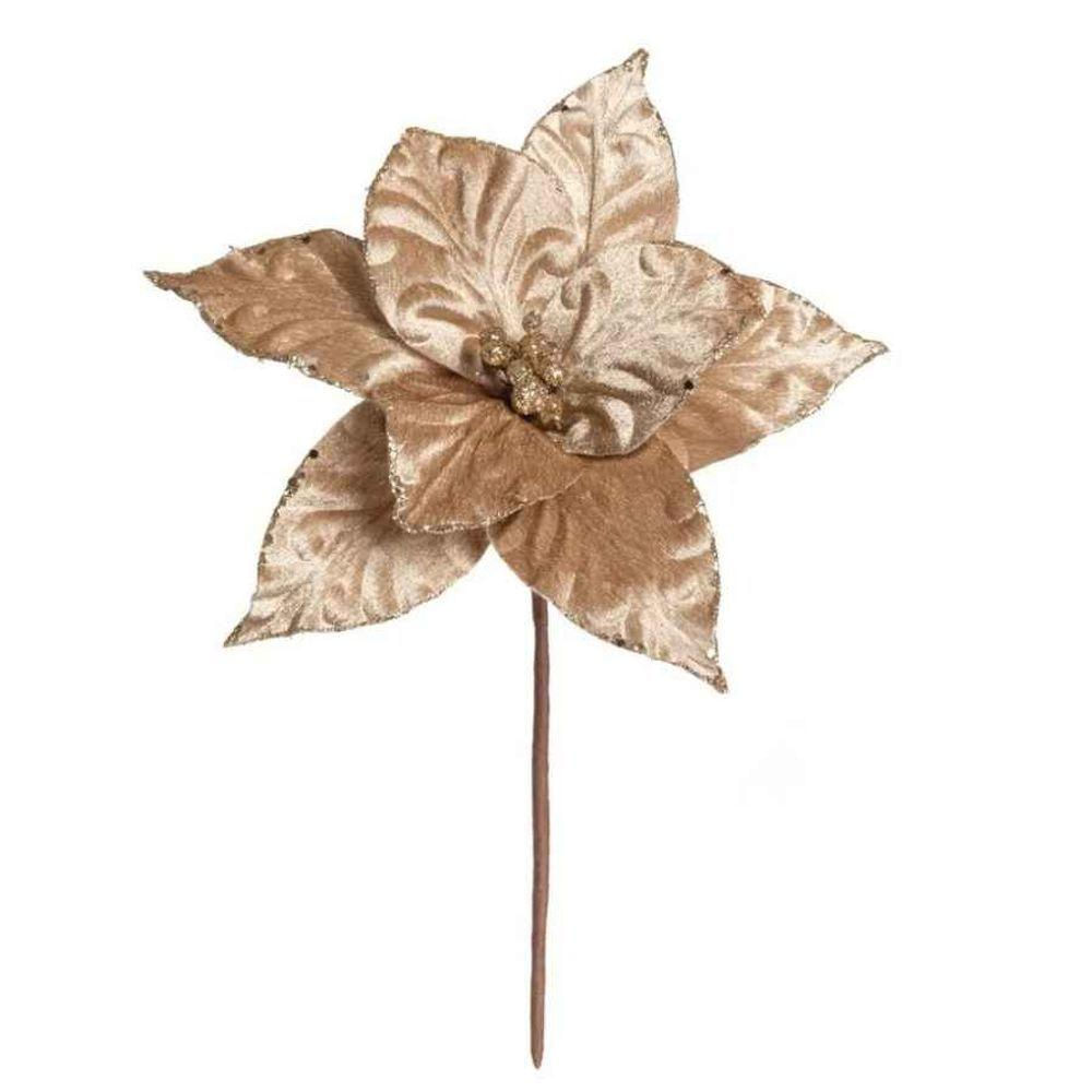 Poinsetia Decorativa Nude Ref.1202026 Com 1 Unidade