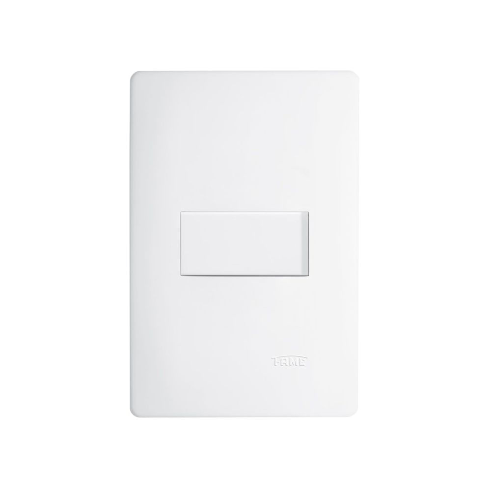 Interruptor Paralelo Fame Habitat com Placa 4x2 Branco