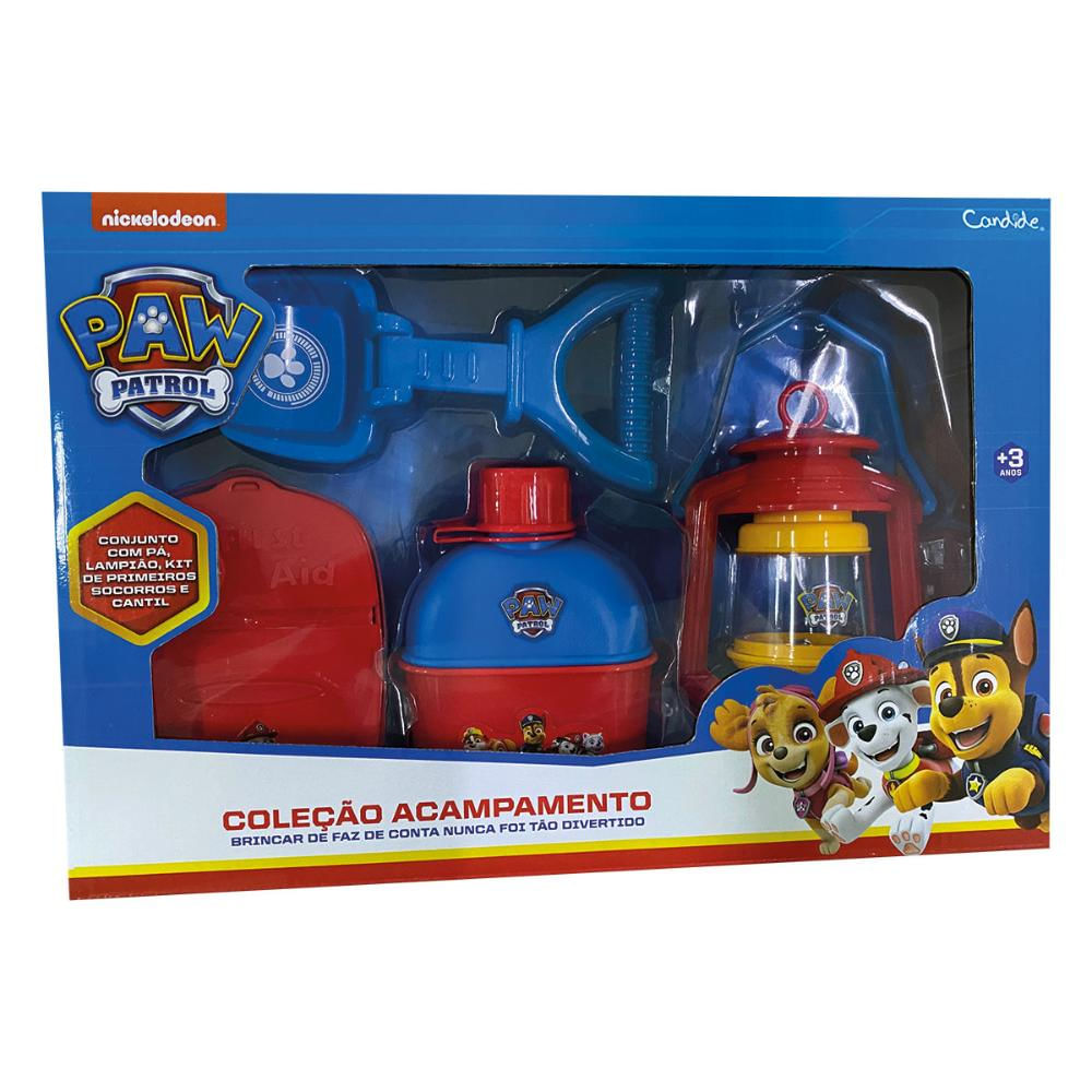 Patrulha Canina - Camping - Kit Com Lampião E Cantil