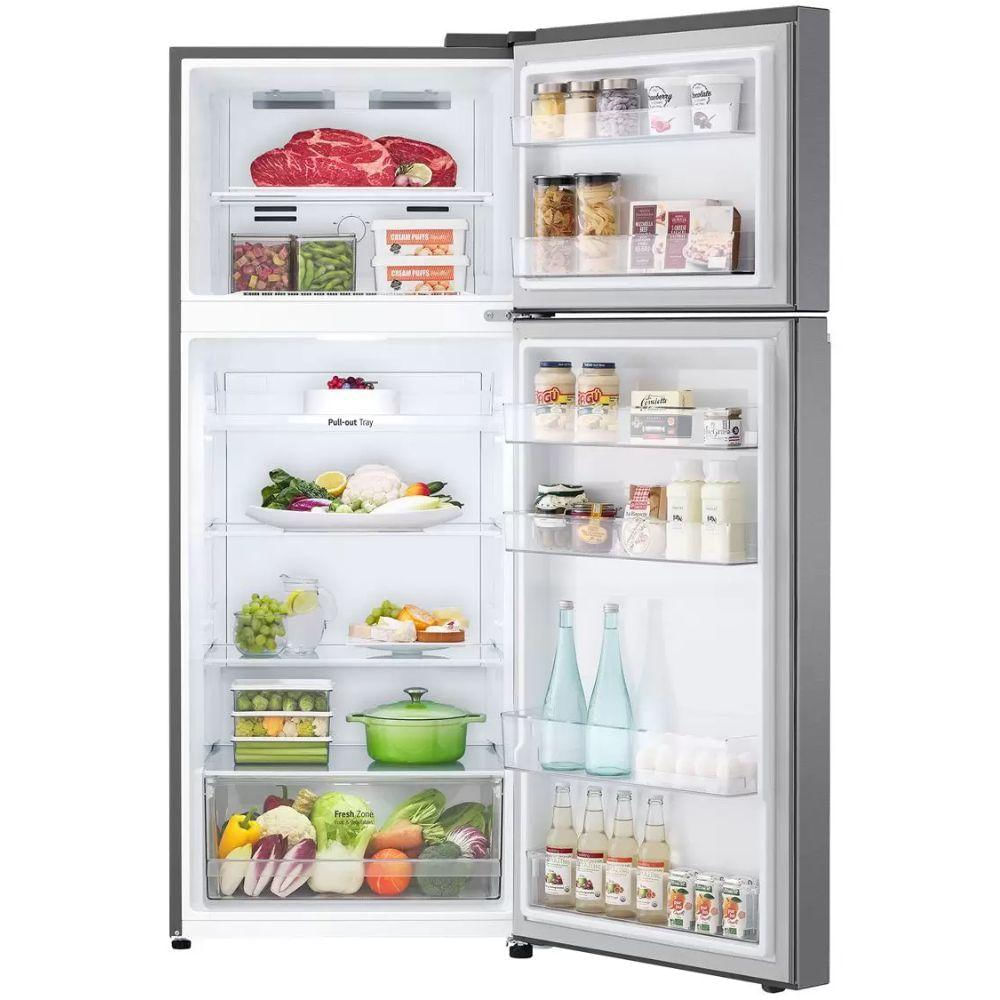 Refrigerador LG GN-B392PLMB-GN-B392PLM2 395L Frost Free Inverter Duplex Inox 110V