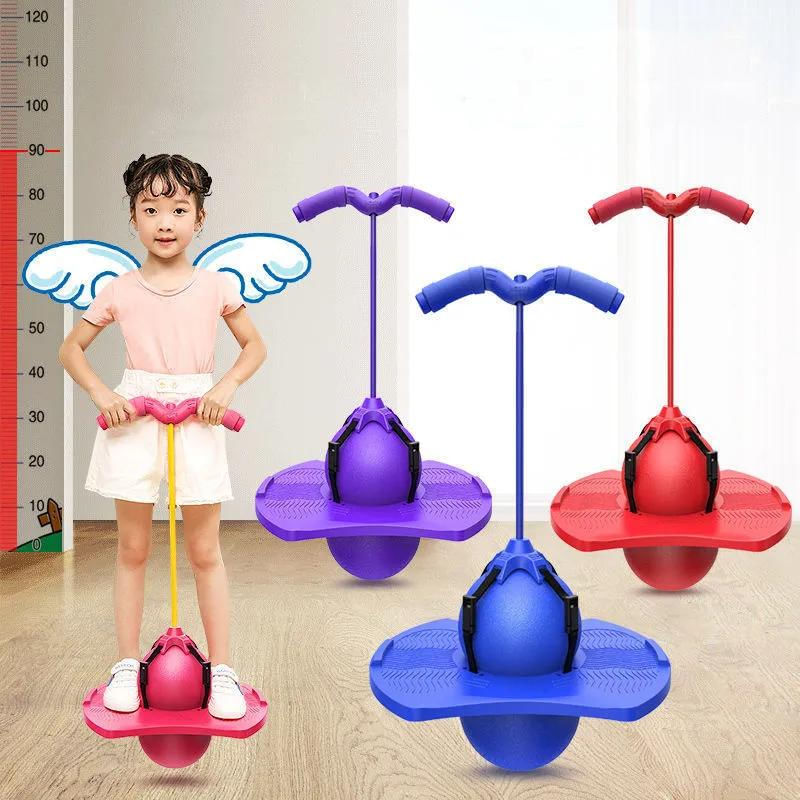 Brinquedo de Bola de Pular com Alça e Bomba para Crianças