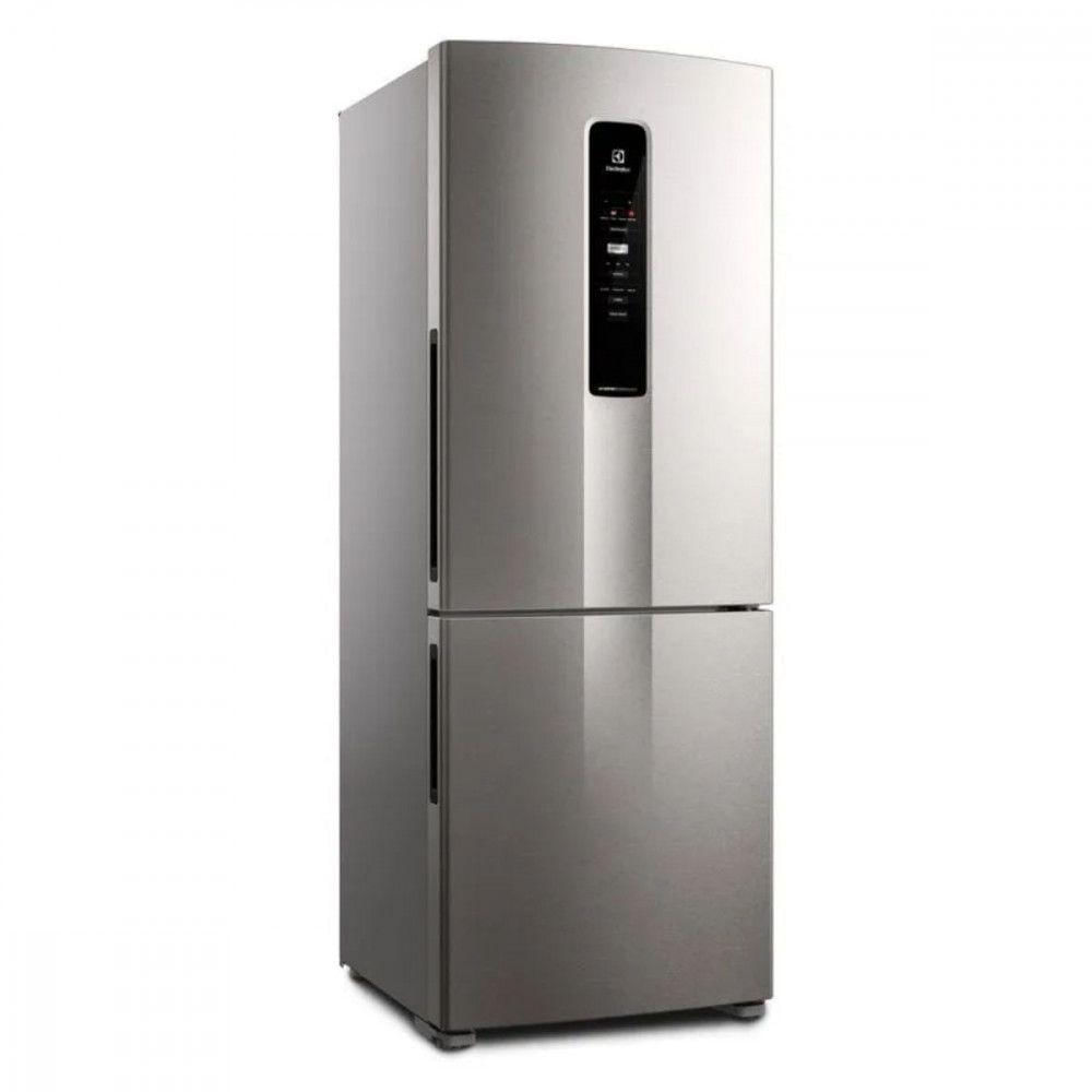 Geladeira Electrolux 490L Efficient Inverse Inox 220V