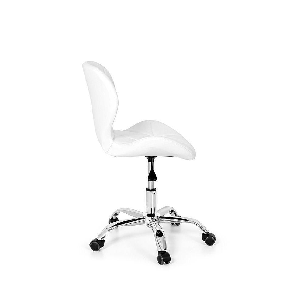 Cadeira Office Eiffel Slim Base Giratória Branco