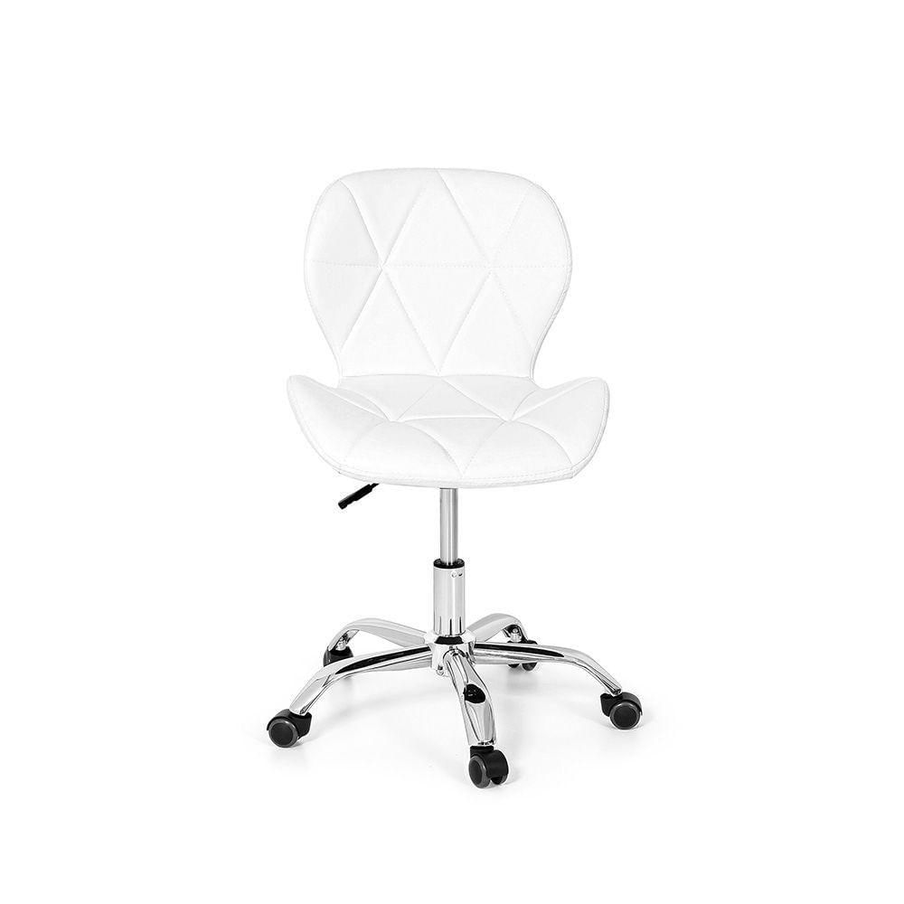 Cadeira Office Eiffel Slim Base Giratória Branco