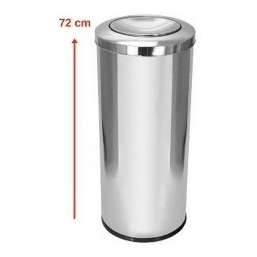 Lixeira Aço Inox 50 Litros C19.