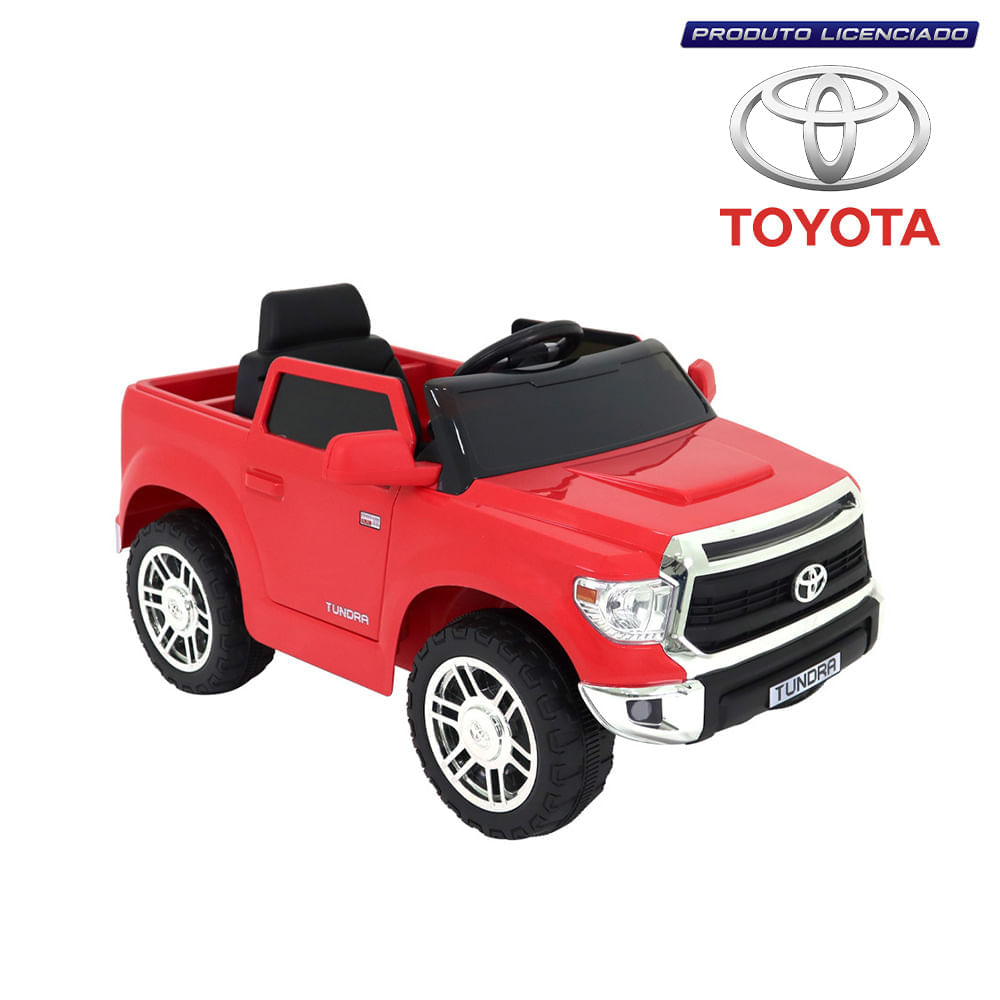 Carrinho Elétrico Toyota Tundra 12V Vermelho Bel