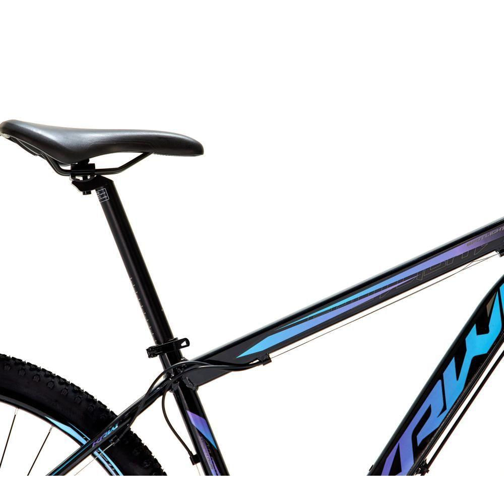 Bicicleta Aro29 Krw Alumínio Shimano 24v Freio Hidráulico S5 17 Preto-Azul E Roxo