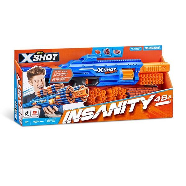 Lancador X-Shot Insanity Berzerko 84 Dardos