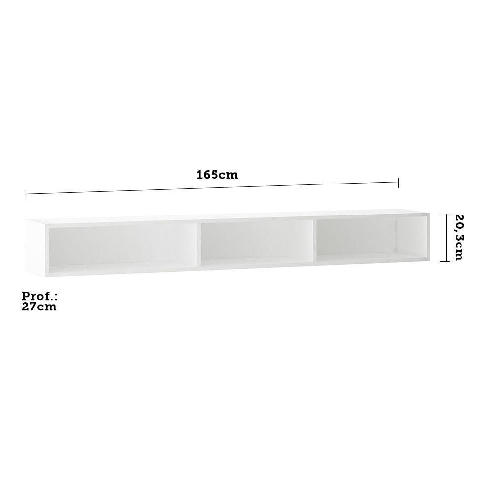 Nicho Aéreo Para Ponte Modulado 165cm Prime Branco