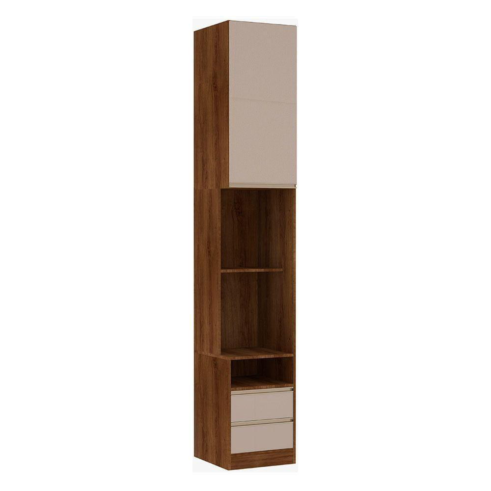 Mesa De Cabeceira Alta Direito 40Cm Prime Dourado C/ Connect