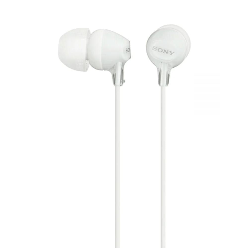 Fone De Ouvido Sony Mdr-ex15lp Sem Microfone Conector 3.5mm P2 Branco