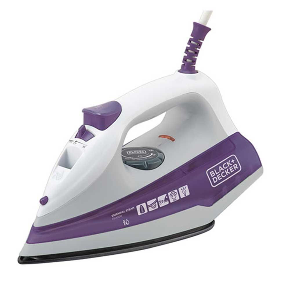 Ferro De Passar A Vapor Black&Decker Branco/Roxo