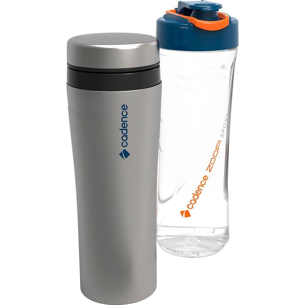 Blender Zoop Sport Inox Cadence com 2 Jarras 127V 110V