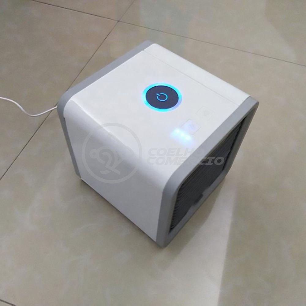 Ar Condicionado Portátil Arctic Air Cooler Umidificador Climatizador Luz Led 7 Cores Rgb