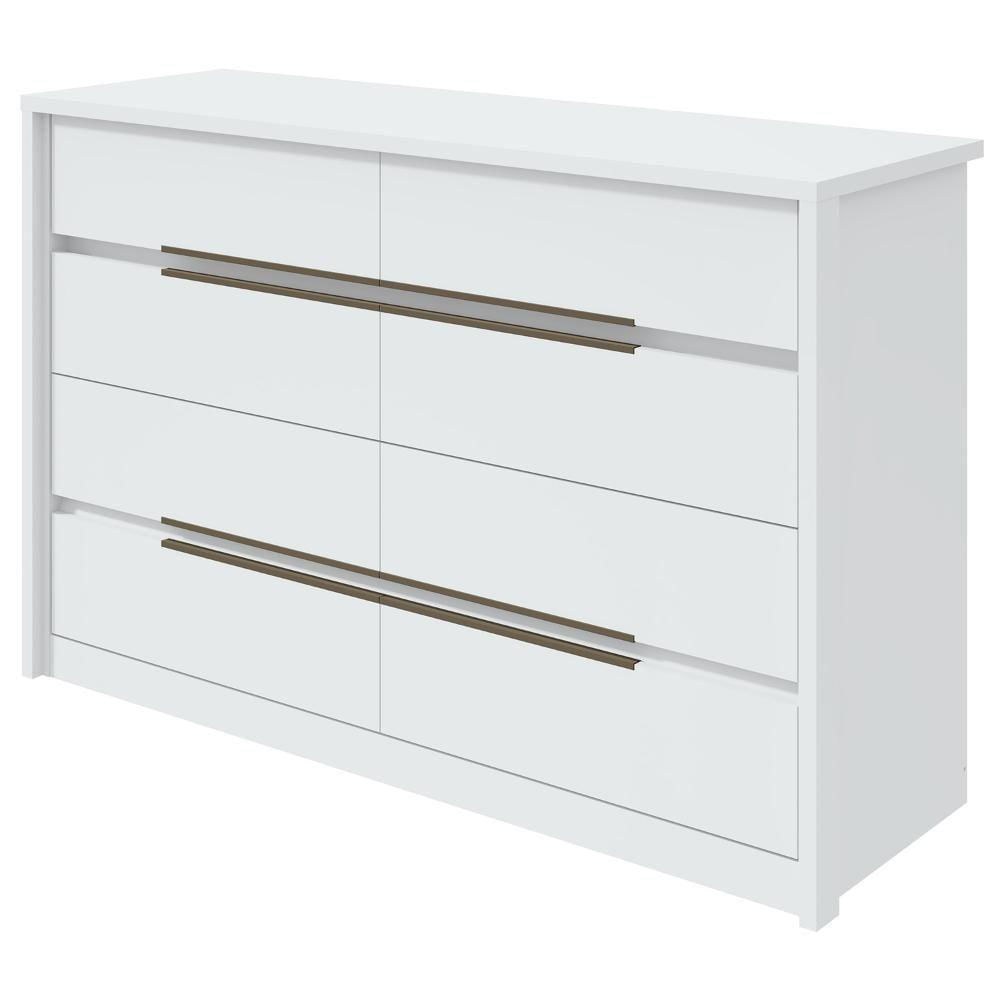 Cômoda Urban 8 Gavetas Branco