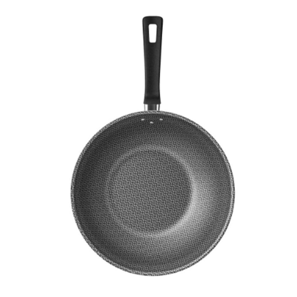 Panela Wok Loreto De Aluminio 28 Cm