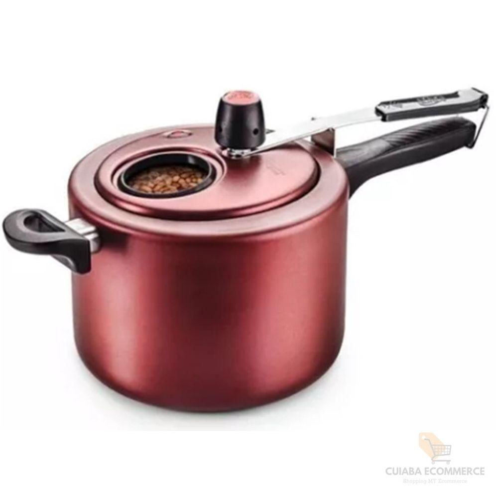 Panela De Pressao 4,5L Para Cozinhar Carne Antiaderente