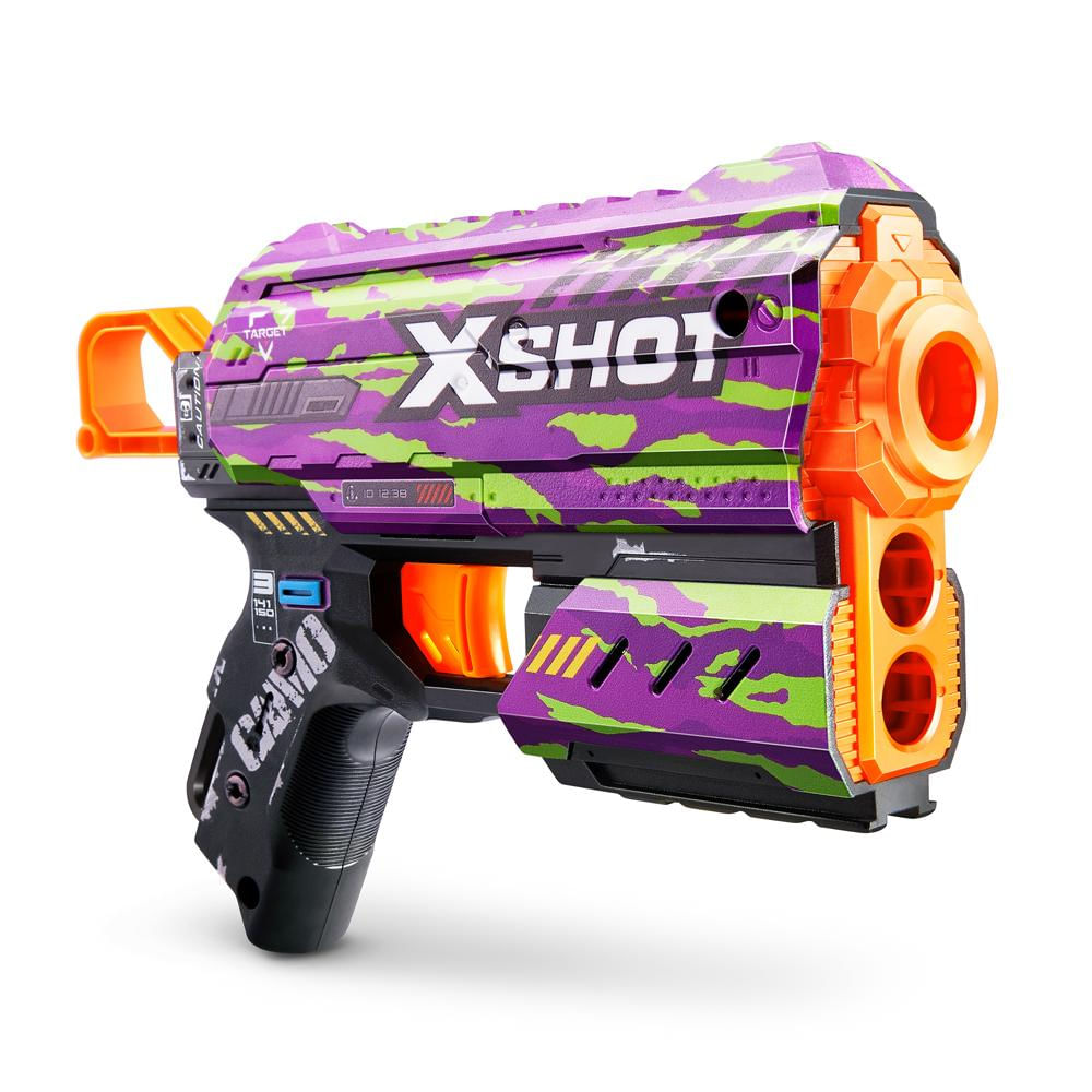 Lançador de Dardos X-Shot - Skins Flux - Crucifer