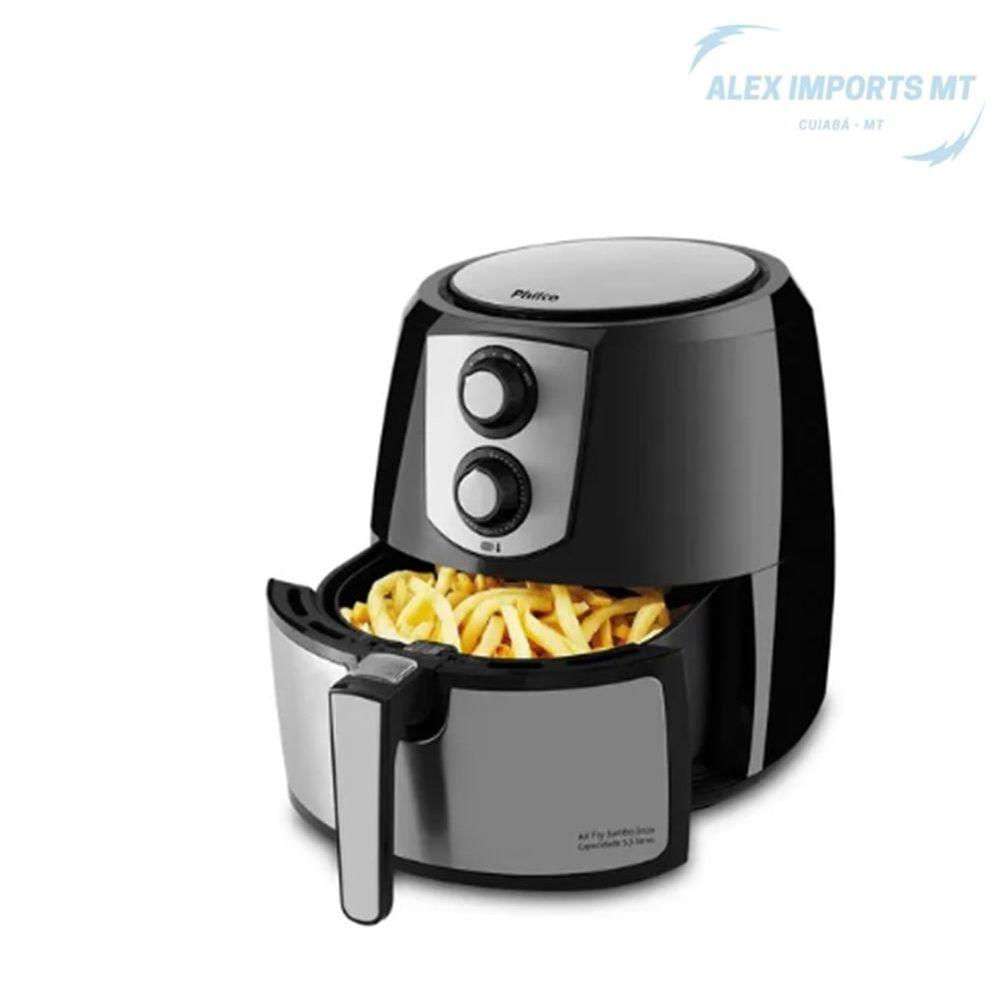 Fritadeira Air Fryer Philco Jumbo Inox 5,5L 220V Le biscuit