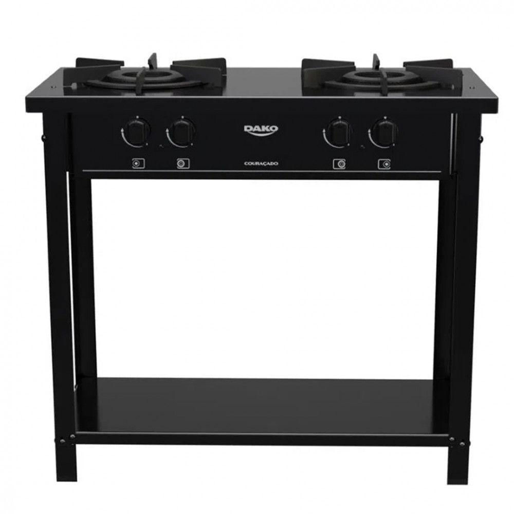 Fogao Dako 2 Bocas Industrial Preto Bvolt