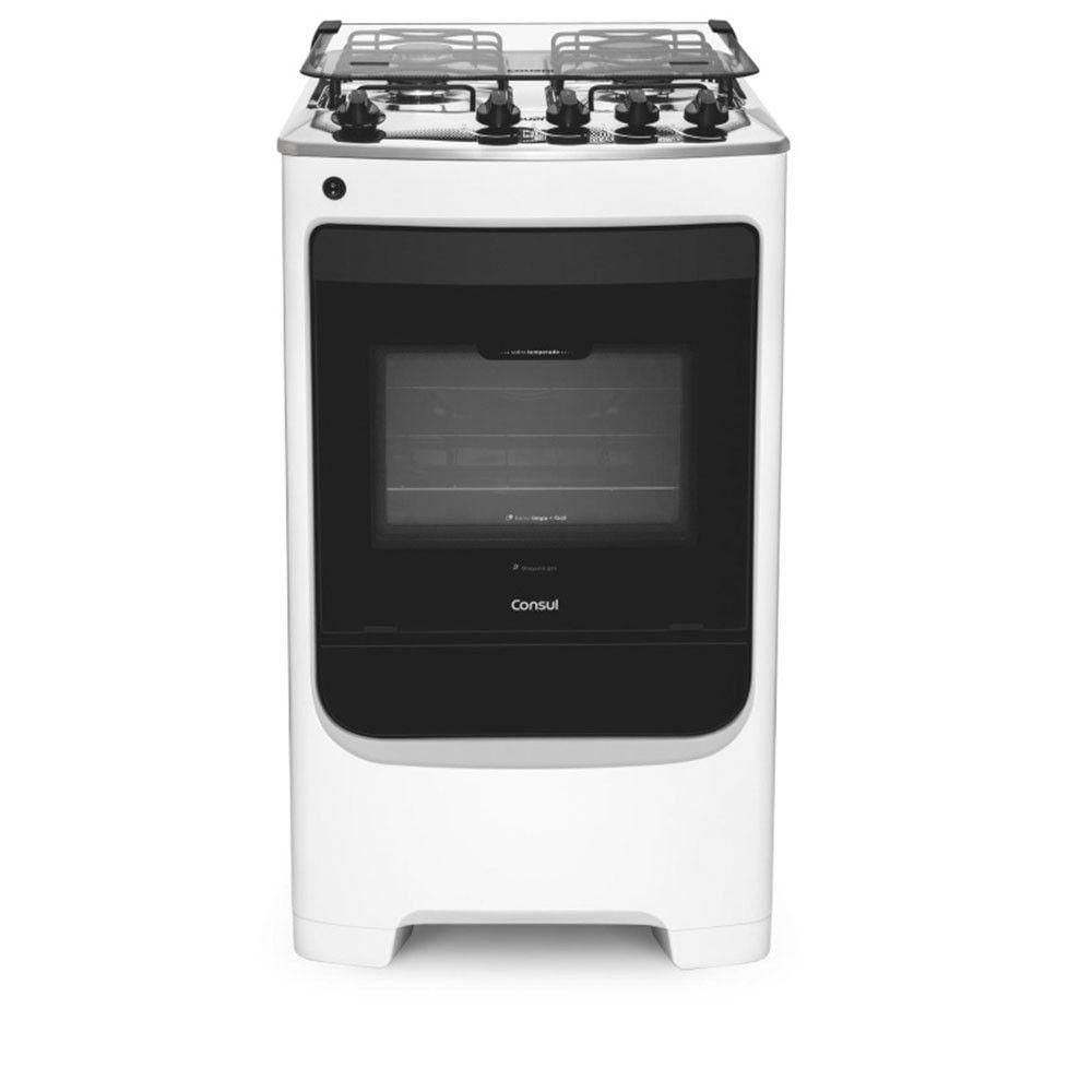 Fogão 4 Bocas Cf04nab Consul Branco Bivolt