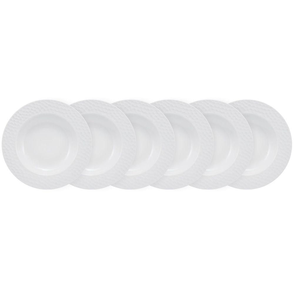 Conjunto De Pratos Fundos 06 Peças Ártico Schmidt