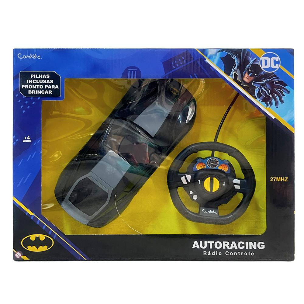 Veículo Auto Racing 3 Funções Batman