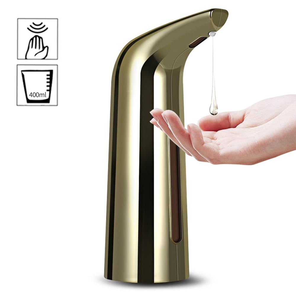 Dispenser Automático de Sabão 400mL com Sensor Infravermelho prata