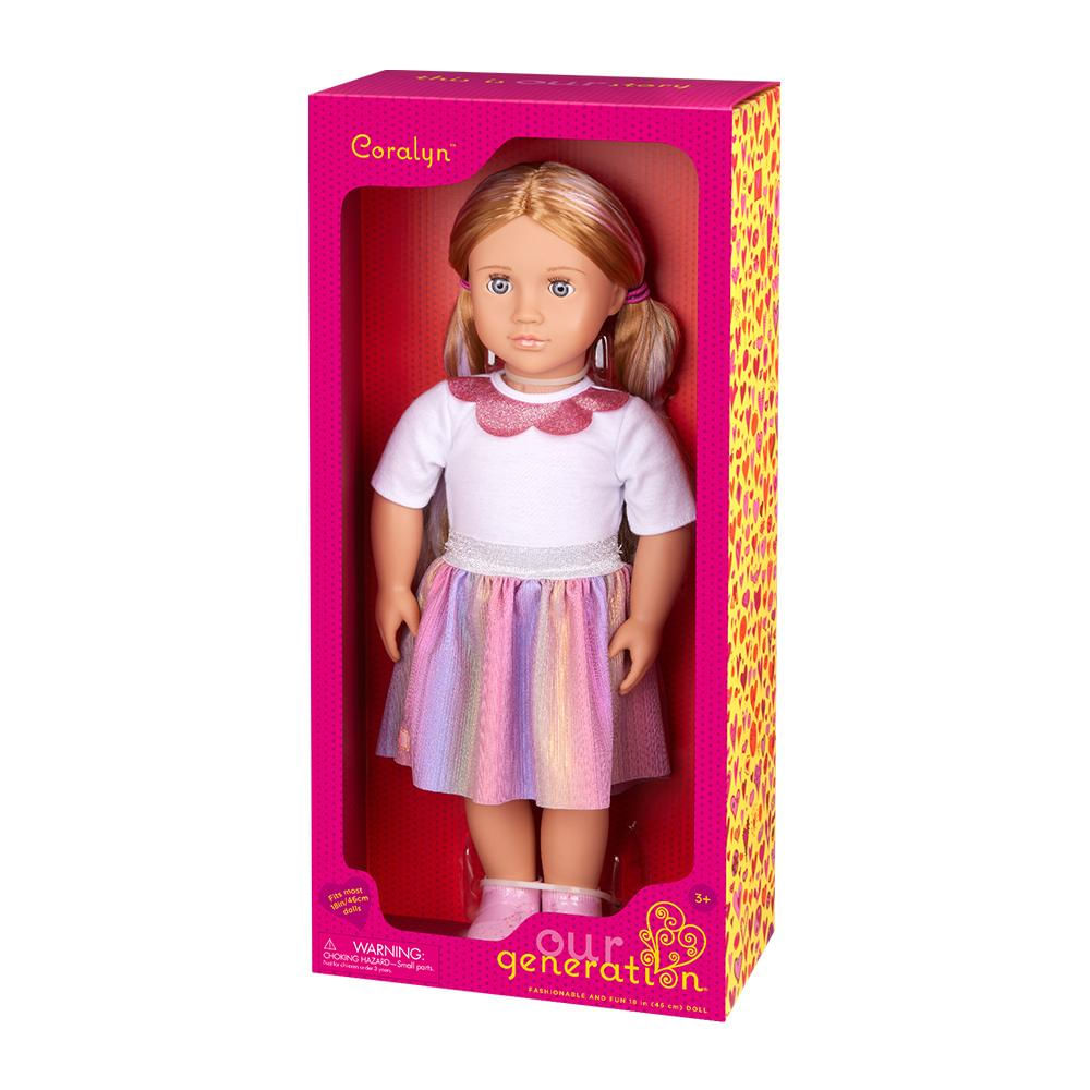 Our Generation - Boneca Coralyn Com Mechas Coloridas