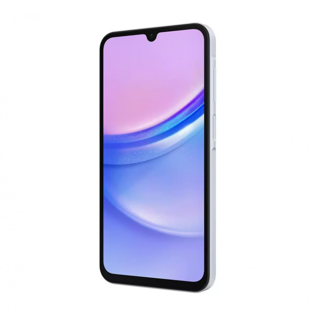 Smartphone Samsung Galaxy A15 4G Azul Claro 128GB, 4GB RAM, Processador Octa-Core, Câmera Tripla Traseira, Selfie de 13MP Azul Claro