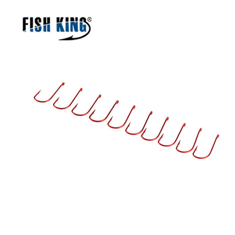 FISH KING 50/100pcs Anzóis de Pesca GAC de Aço Carbono 7