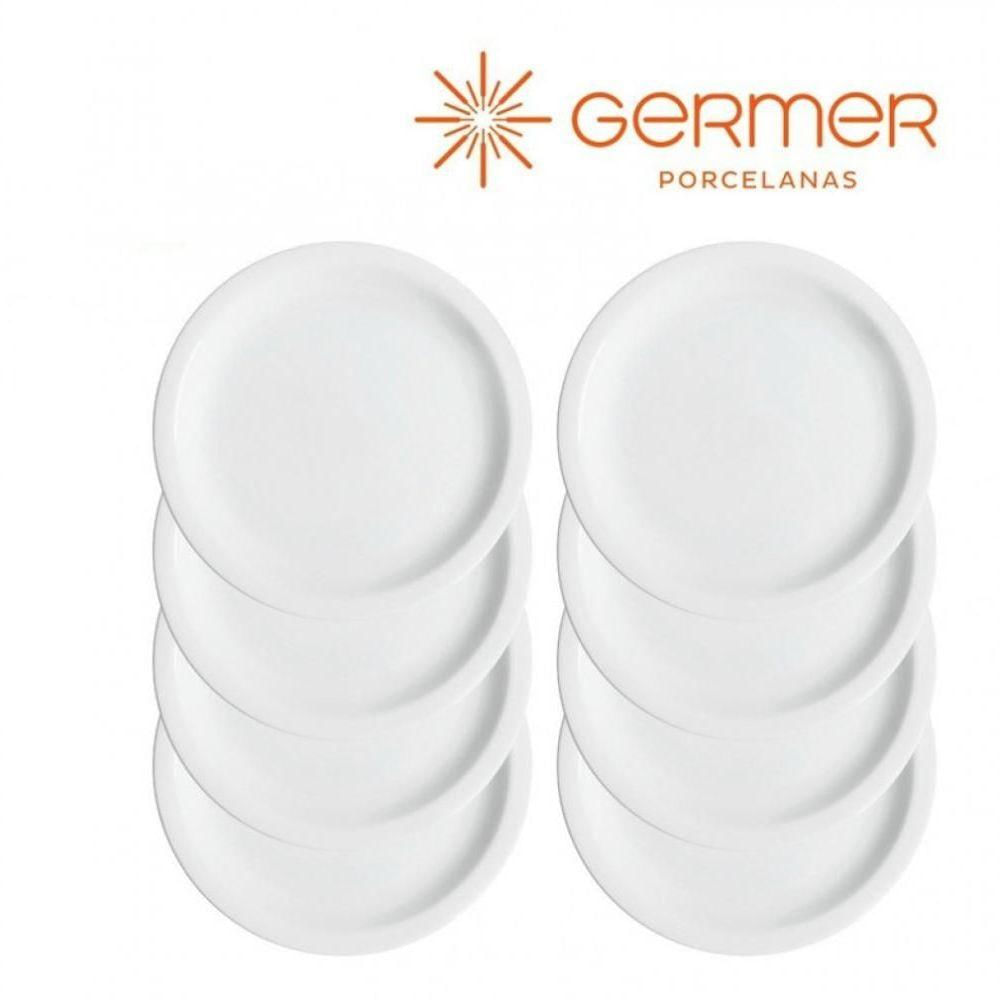 Kit 16 Pratos De Mesa Porcelana Iguaçu Almoço Jantar Germer