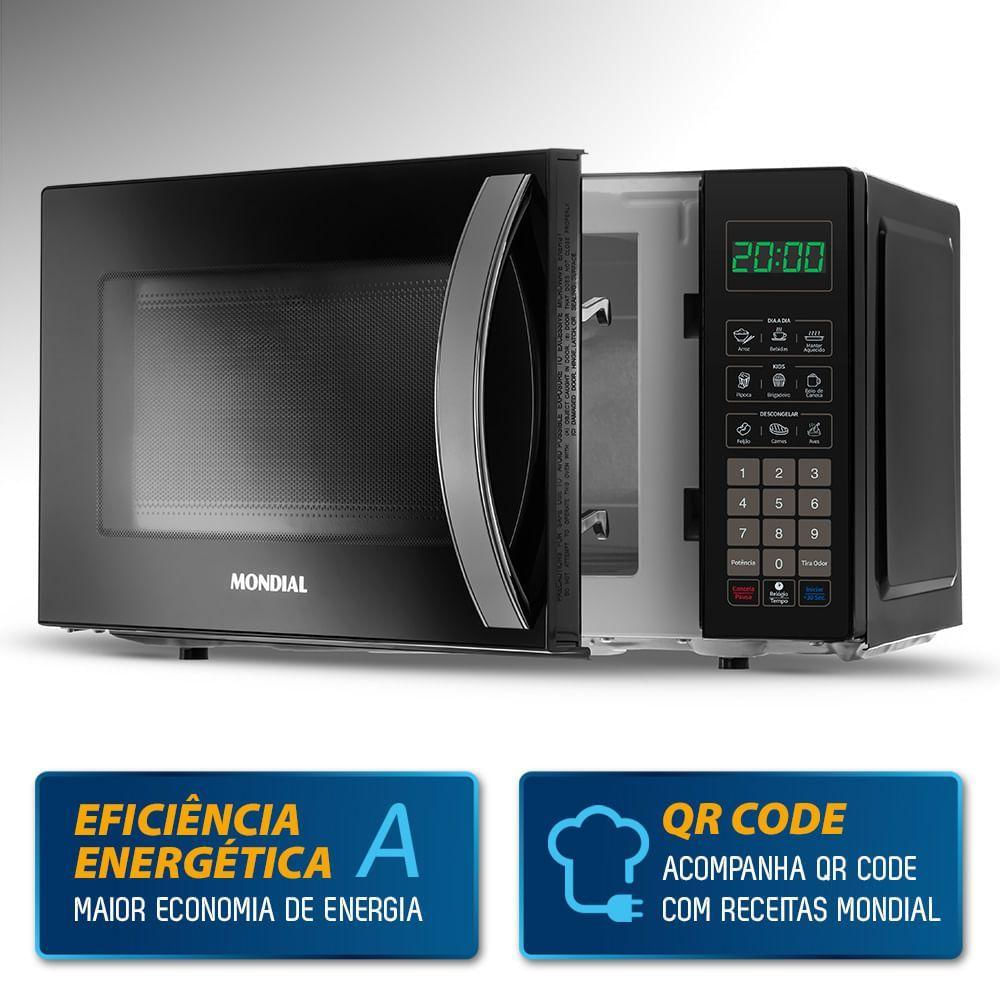 Micro-ondas 21l Mondial Mo-01-21-b 127v/60hz . 110V