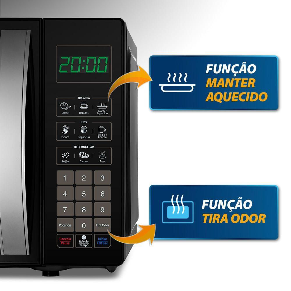 Micro-ondas 21l Mondial Mo-01-21-b 127v/60hz . 110V