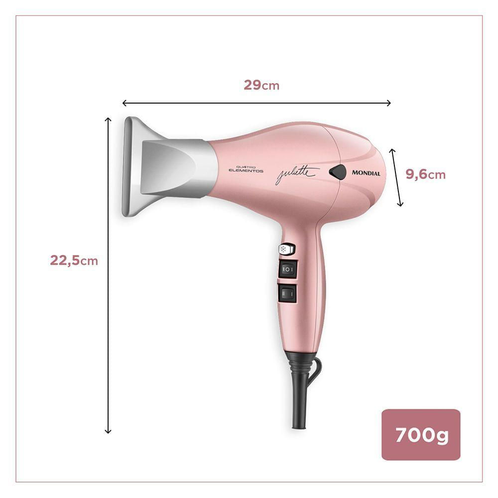 Secador De Cabelo By Juliette Mondial Golden Rose 220V 220V