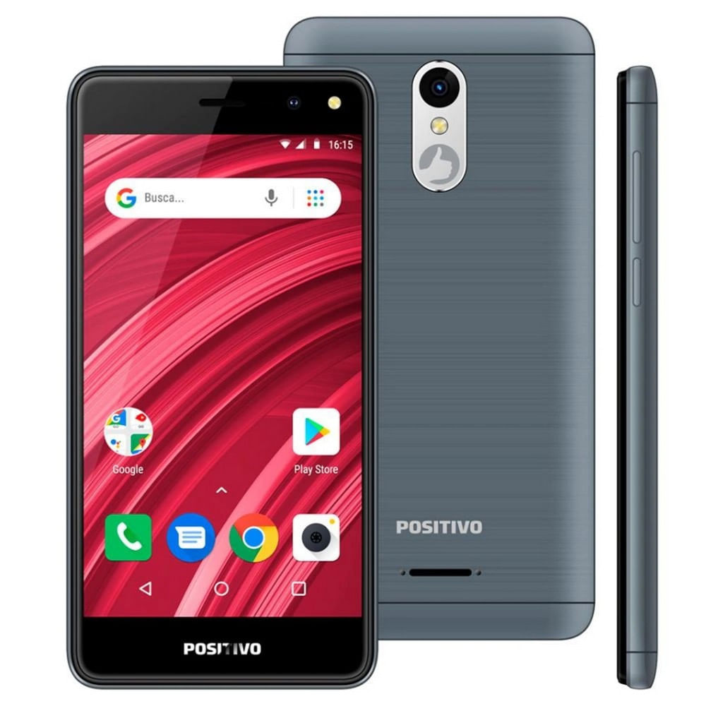 Smartphone Positivo Twist 2 Fit S509 8GB Tela 5 Polegadas Android Oreo (Go Edition)