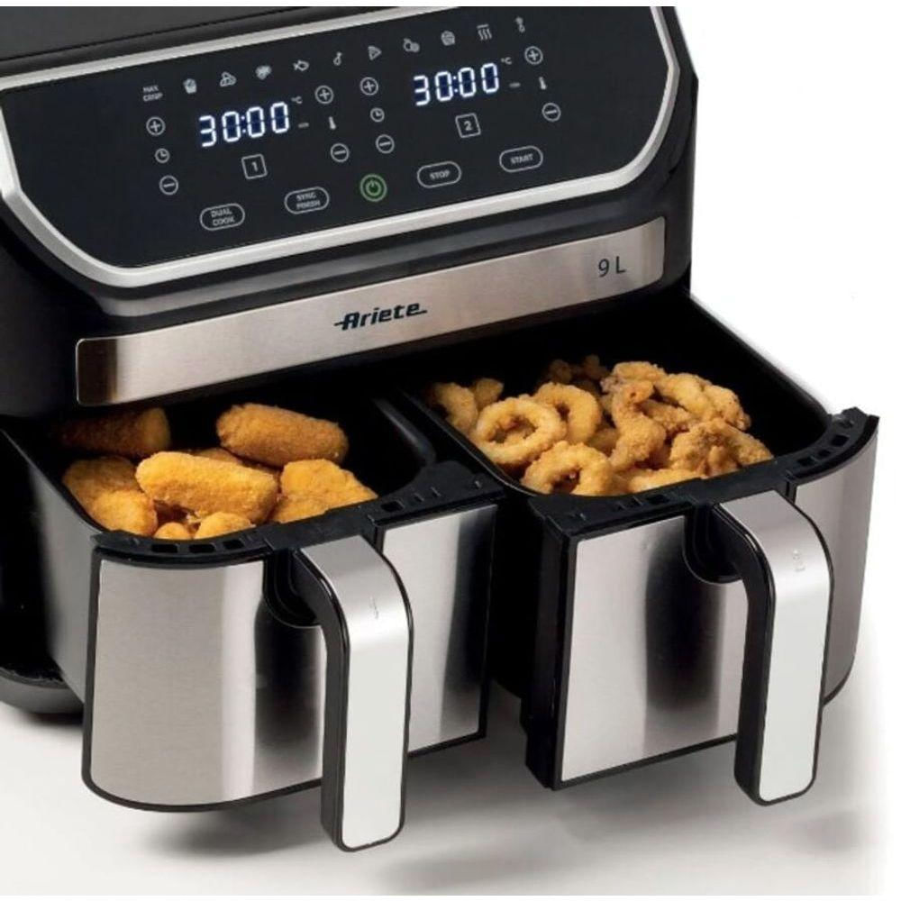 Fritadeira Air Fryer Dupla 9 Litros 1700w 127v Ariete Preta