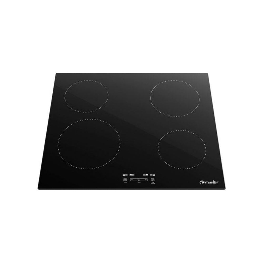 Cooktop de Indução Mueller 4 Bocas com Turbo Preto MCI014BG1 - 220 Volts