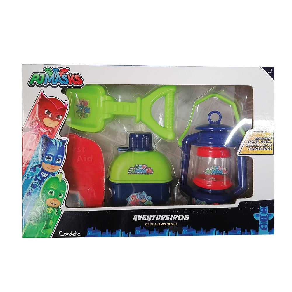 Pj Masks Camping Kit Com Lampiao E Cantil