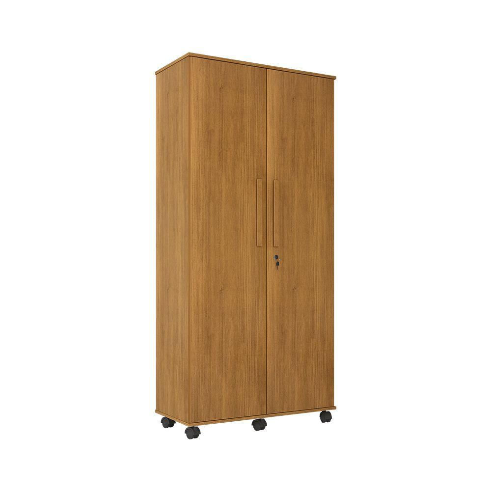 Guarda Roupa Solteiro Com 2 Portas Gold Nature - Cor: Marrom