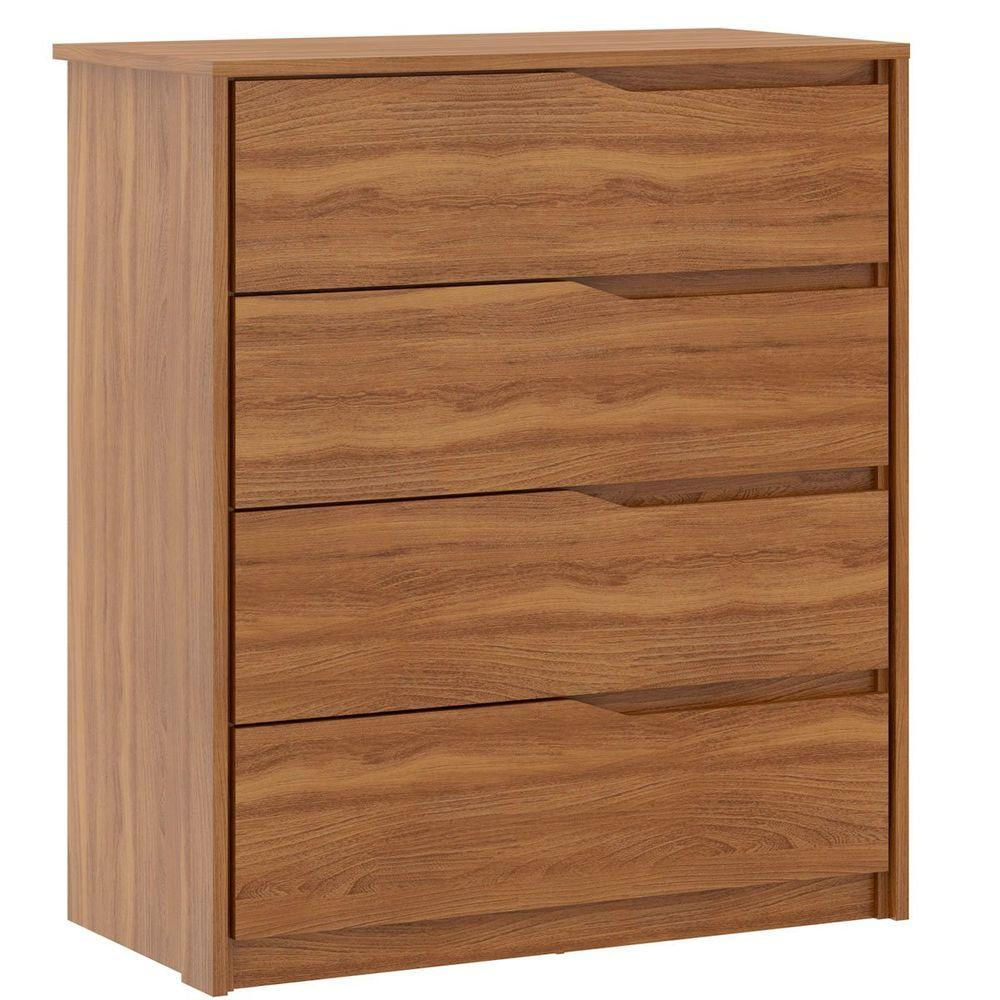 Cômoda Aria 4 Gavetas Amêndola