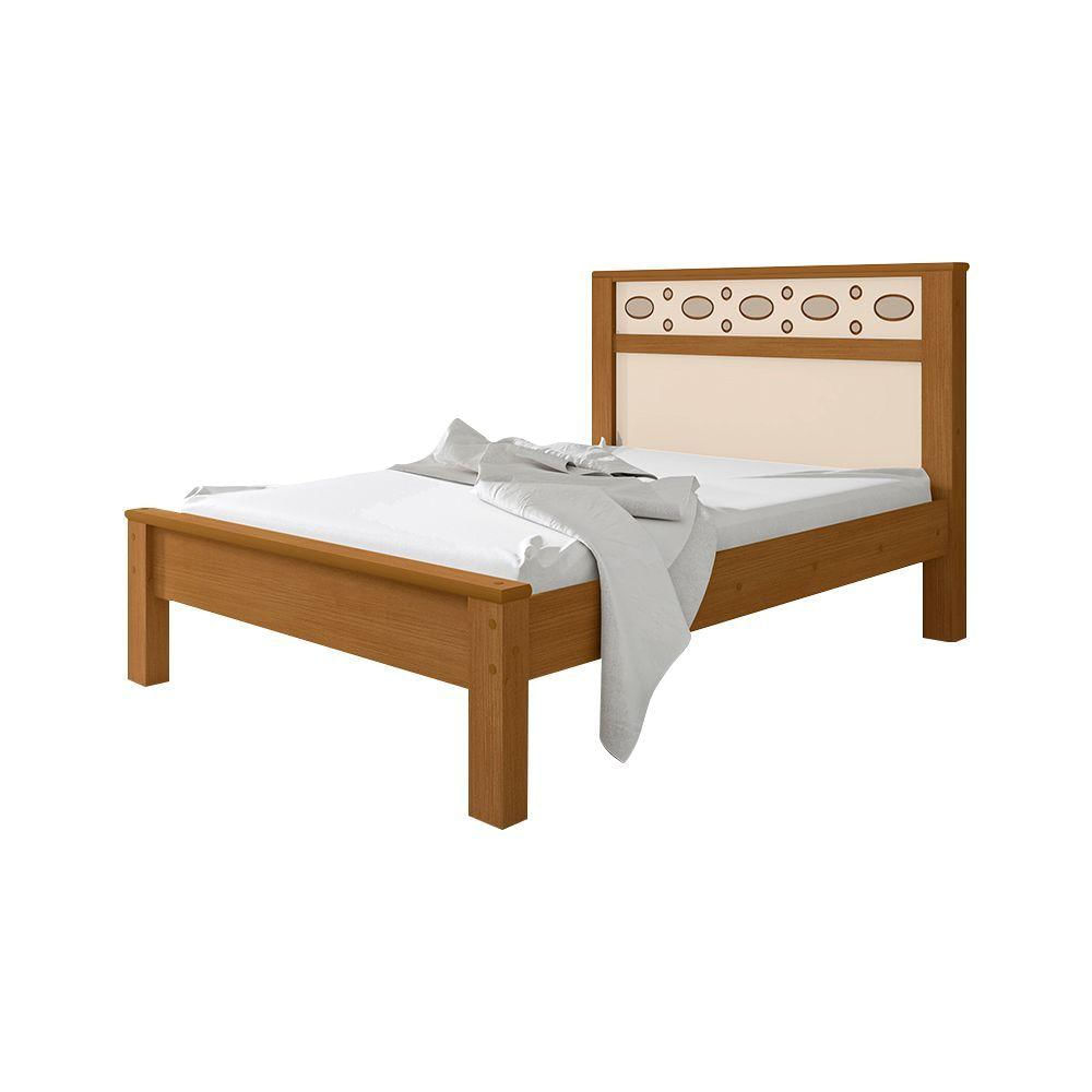 Cama Casal Em Mdf Las Vegas - Nature-off White - Cor: Bege