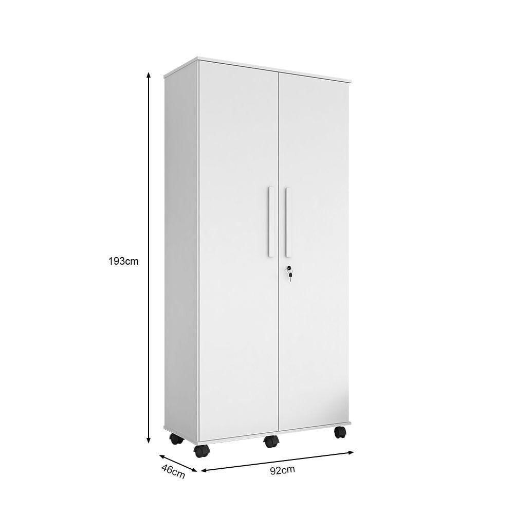 Armário Organizador Multiuso De 2 Portas Gold Branco - Cor: Branco