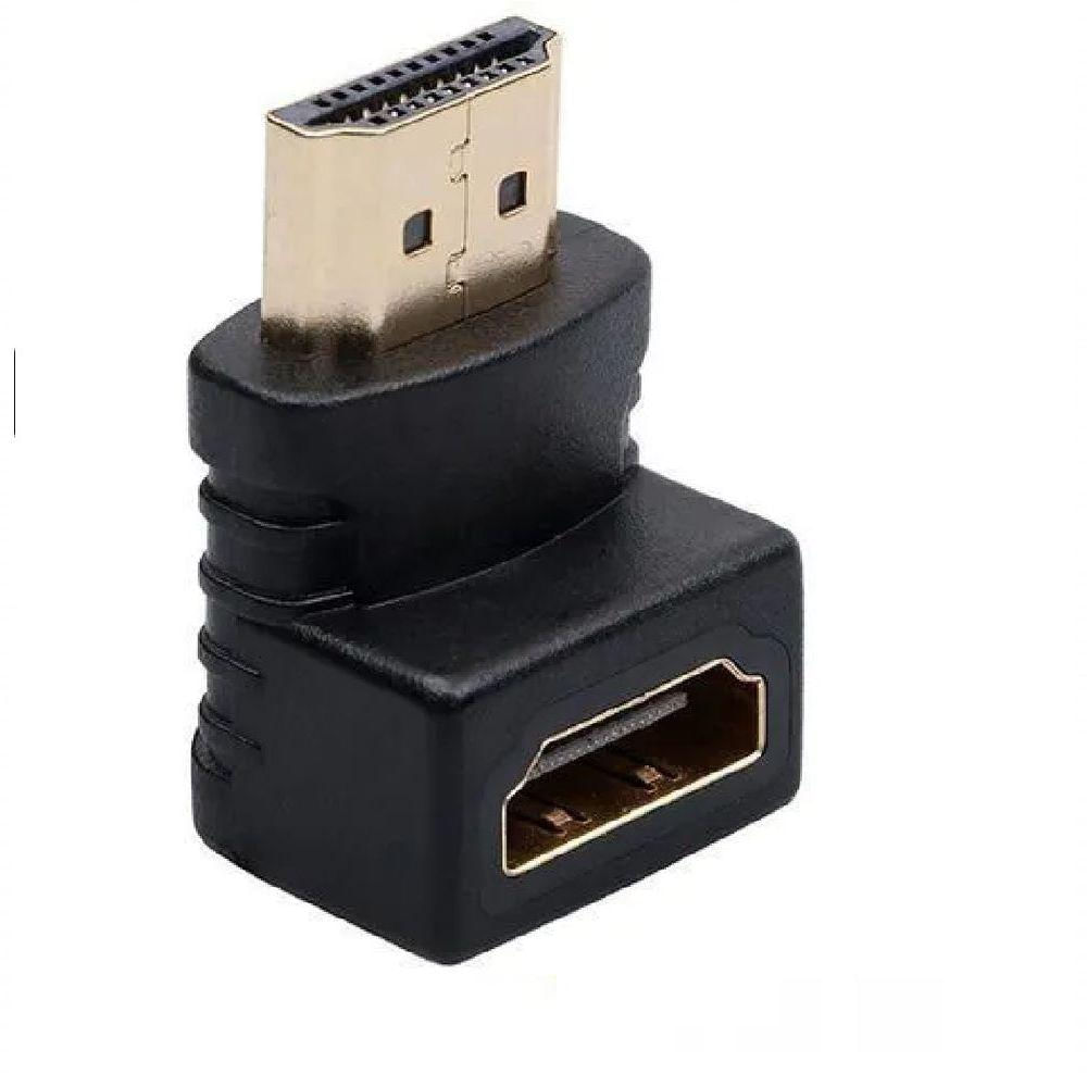 Adaptador Hdmi Macho X Hdmi Femea 90º