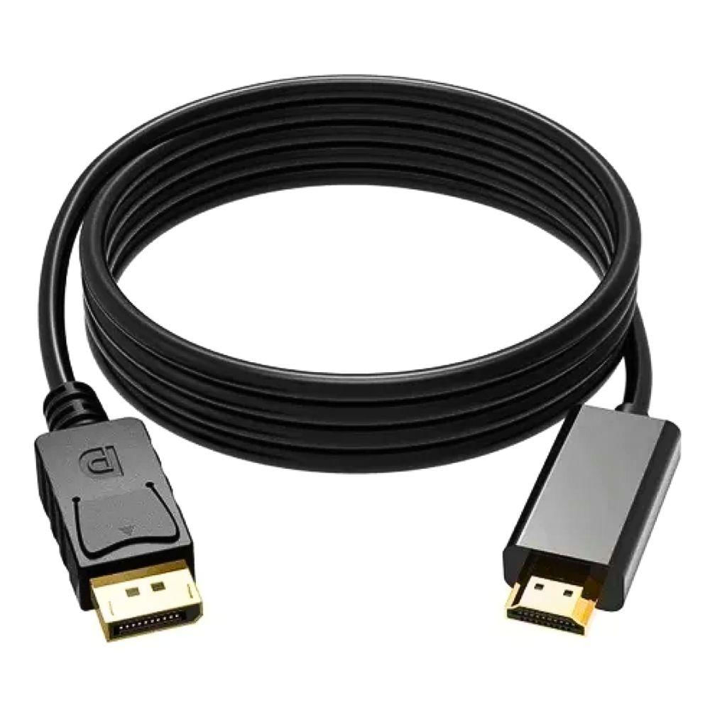 Cabo Displayport Macho Para Hdmi 2.0 Macho 1.8m