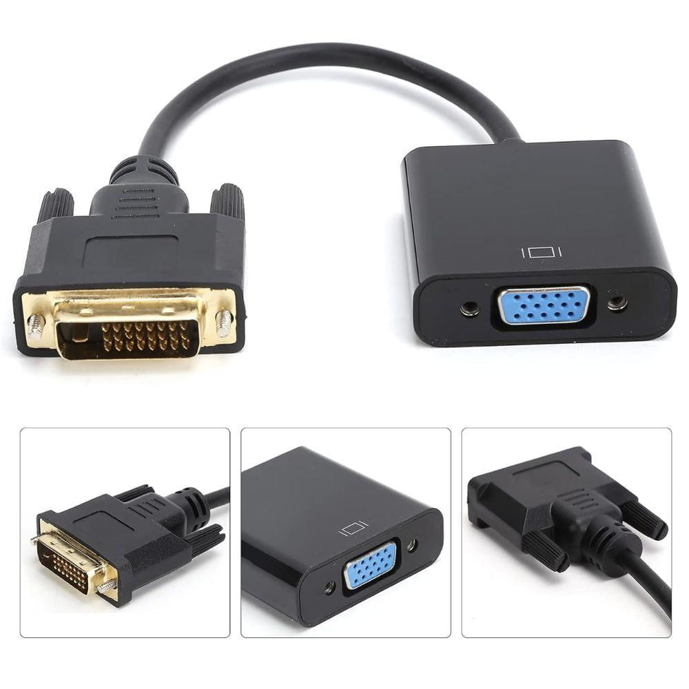 Adaptador Conversor Dvi Para Vga